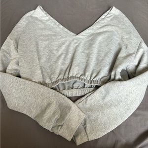 Crop sweatshirt